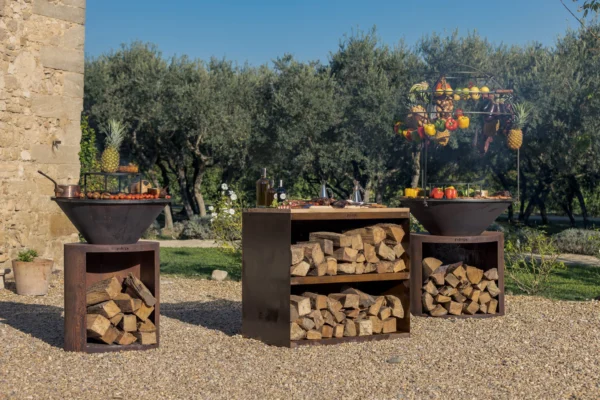 Brasero Ellipse 80 Corten – Image 2
