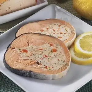 FILET DE SAUMON FARCIS A LA MOUSSELINE DE CREVETTES 500GR